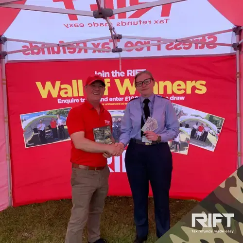 One of the RIFT winners at the RAF Cosford Airshow